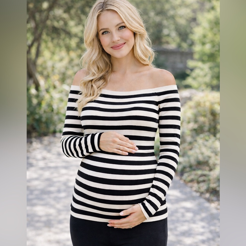 H&M Maternity Off The Shoulder Top